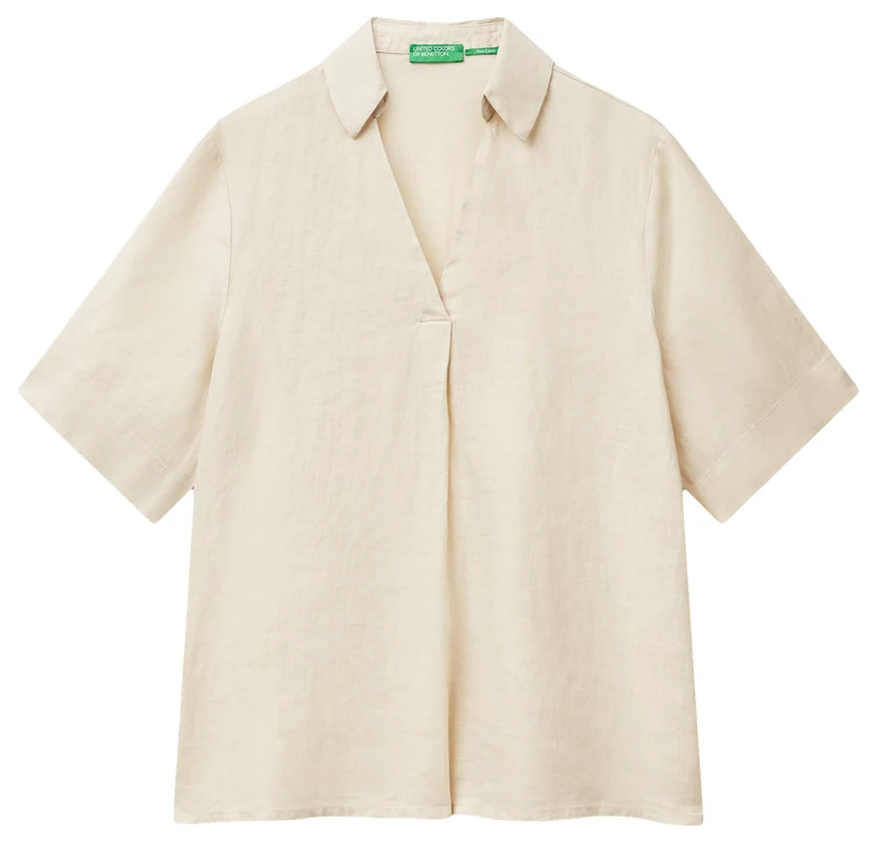 United Colors of Benetton Blouse, Beige, M