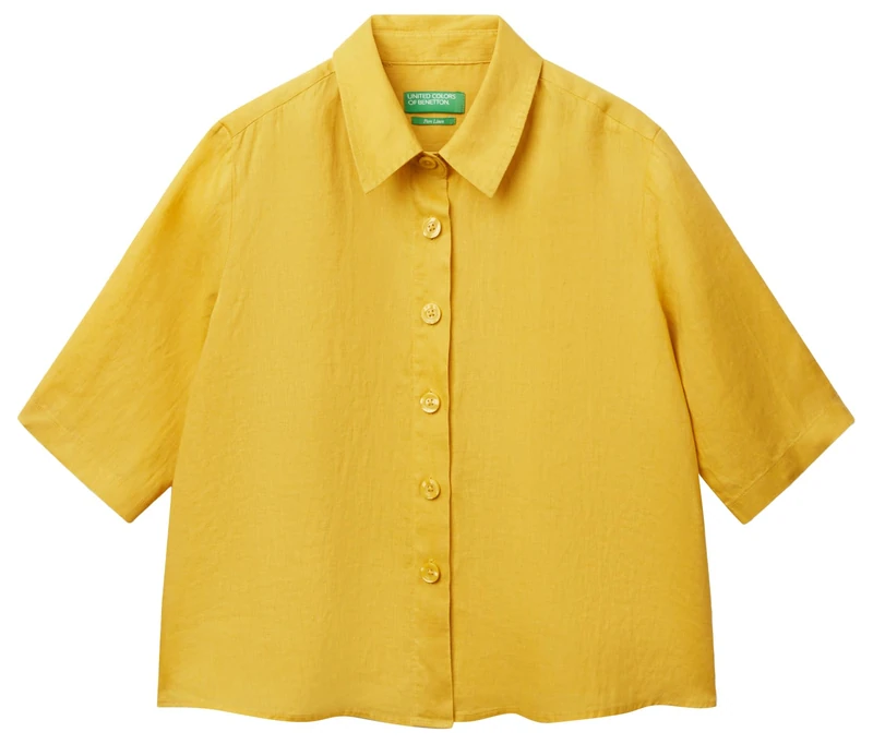 United Colors of Benetton Shirt, Yellow, S