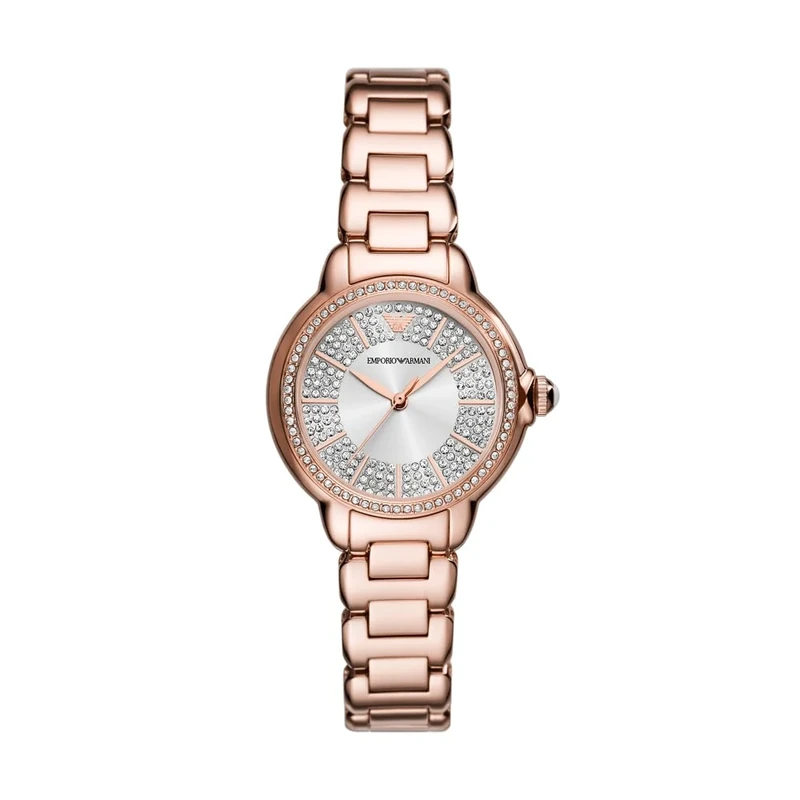 Emporio Armani Women's Analog Quartz Watch with Stainless Steel Strap AR11633