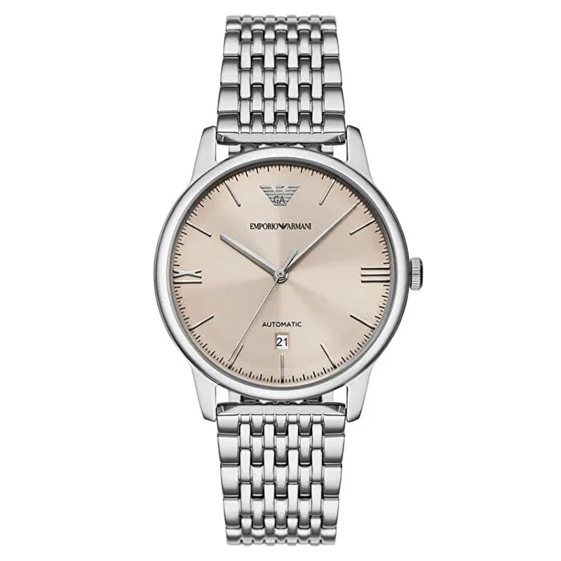 Emporio Armani Men's Analog Automatic Watch with Stainless Steel Strap AR60082