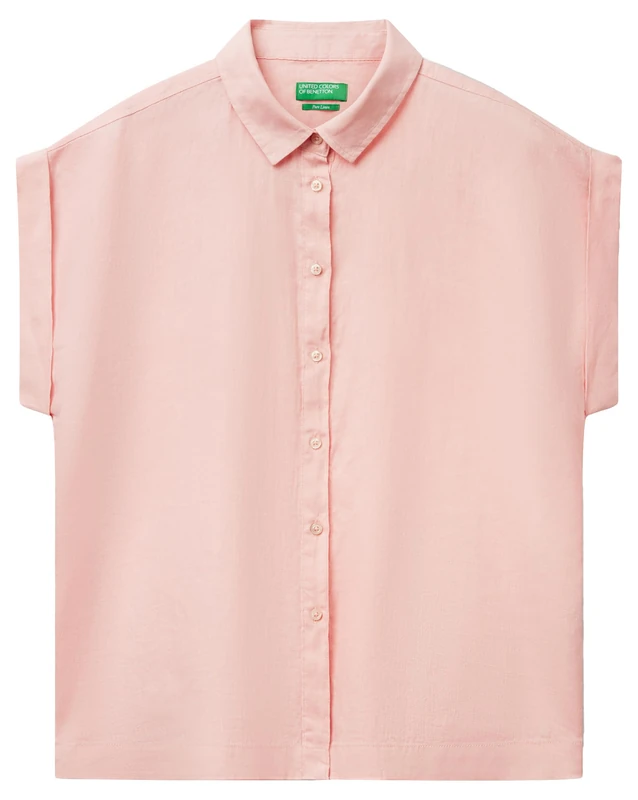 United Colors of Benetton Women's Shirt, Pink, M