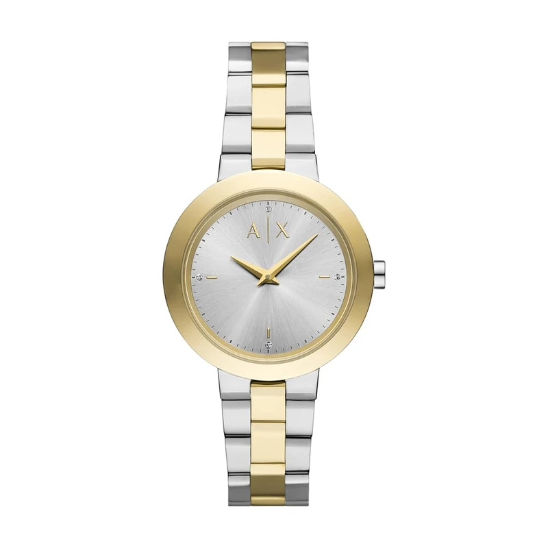 Armani Exchange Women's 36mm Two-Tone Gold and Silver Watch