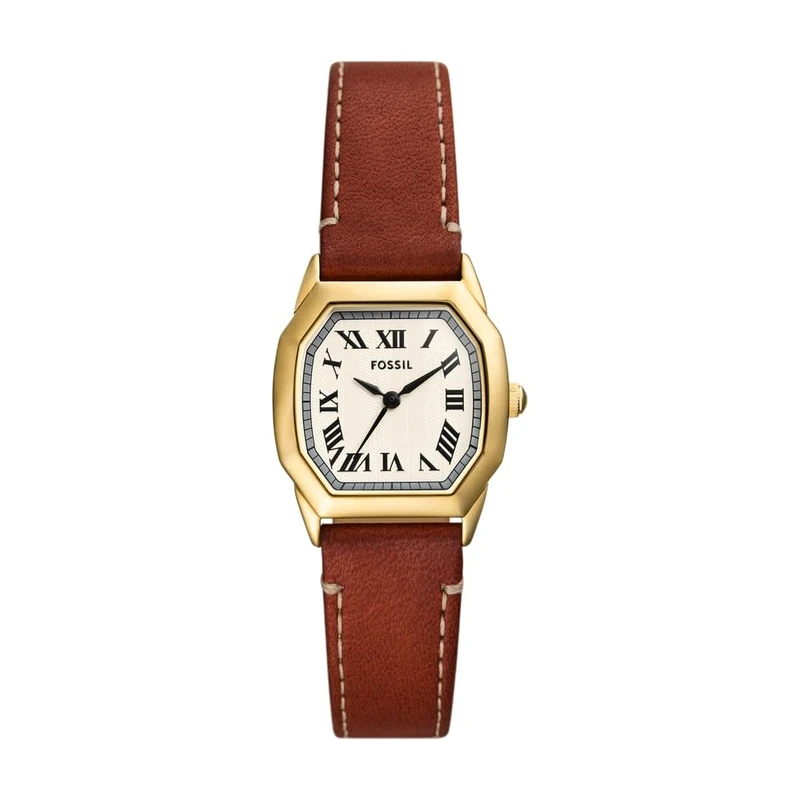Fossil Harlow Watch for Women, Quartz Three Hand Movement with Stainless Steel or Leather Strap