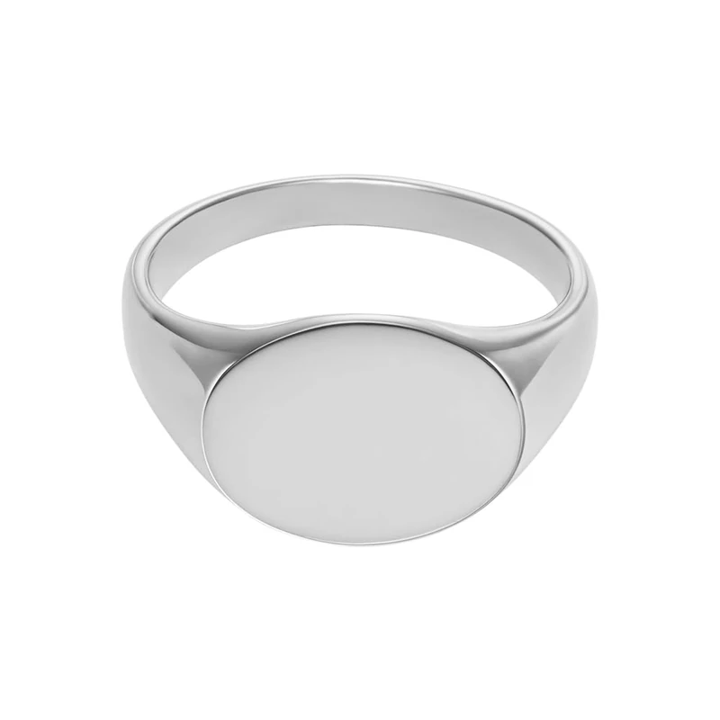 Fossil Unisex Jewelry Silver Stainless Steel Ring, JF047740408
