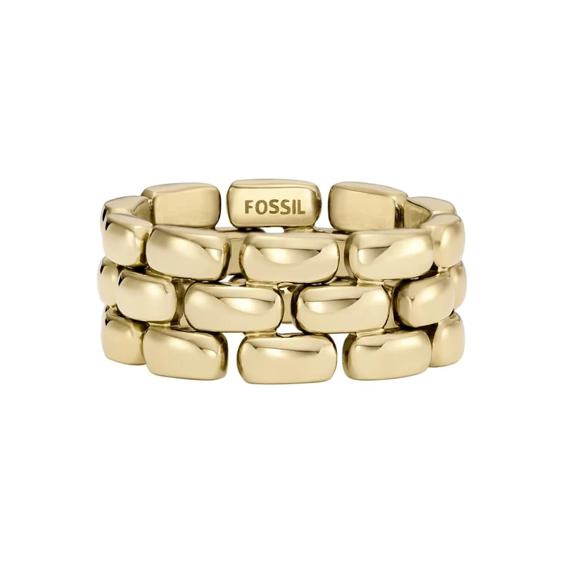 Fossil Women's Stainless Steel band Rings