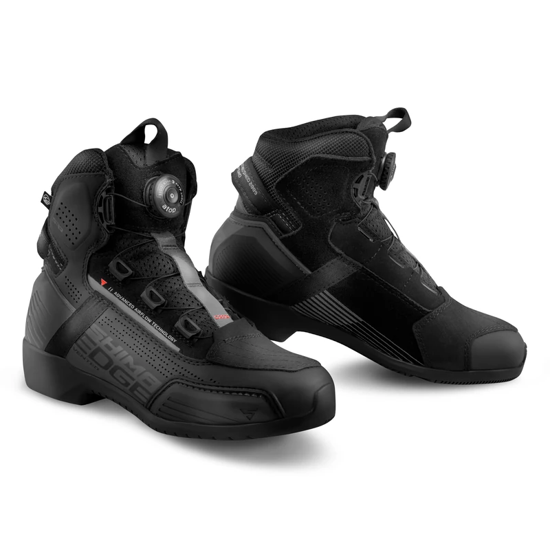 SHIMA Men's Edge Motorcycle Shoes, Women's/Breathable/Black, 39 EU - Image 1