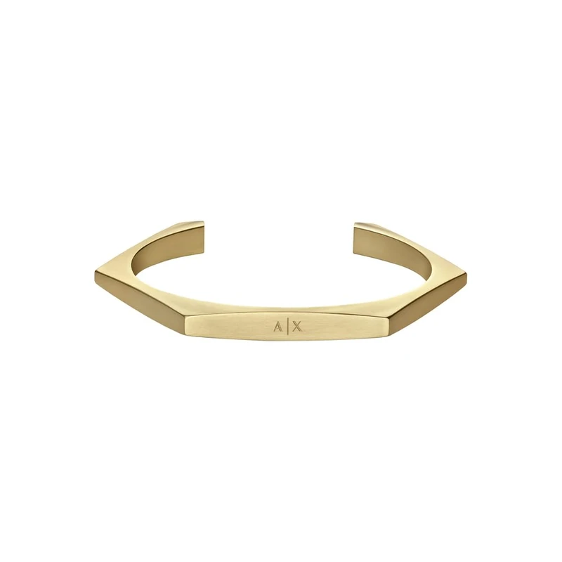 Armani Exchange Men's Gold Stainless Steel Bracelet, AXG0138710