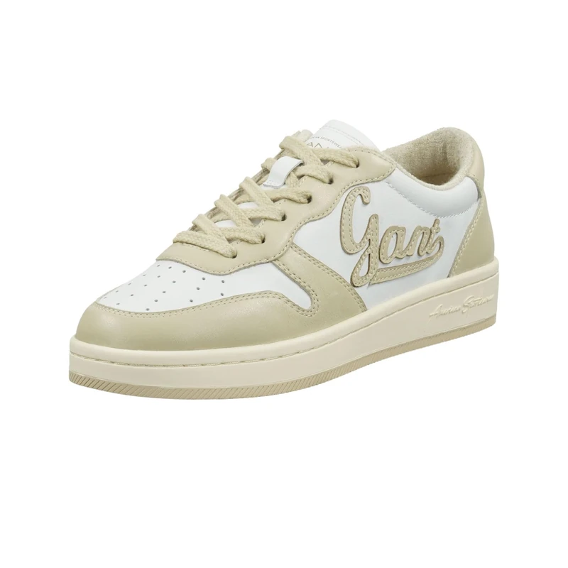GANT Women Prepla Sneaker, White, 8 UK
