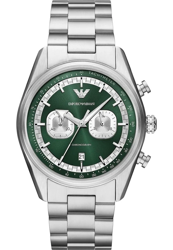 Emporio Armani Men's Analog Quartz Watch with Stainless Steel Strap AR11637