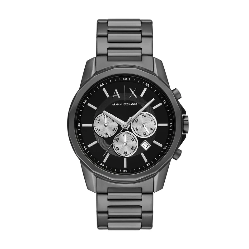 Armani Exchange Men's 44 mm Grey Stainless Steel, AX1765