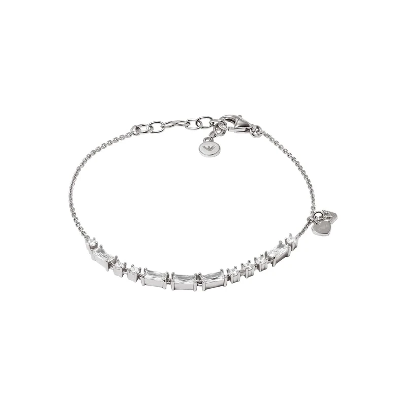 Emporio Armani Women's Sterling Silver with lobster clasp closure bracelet