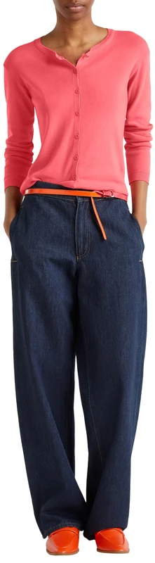 United Colors of Benetton Women's Cardigan Sweater, Fuchsia 0u0, XXS