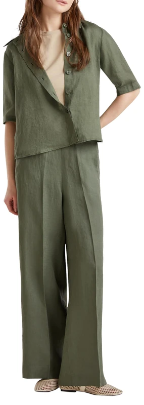 United Colors of Benetton Trousers, Green, XS - Image 1