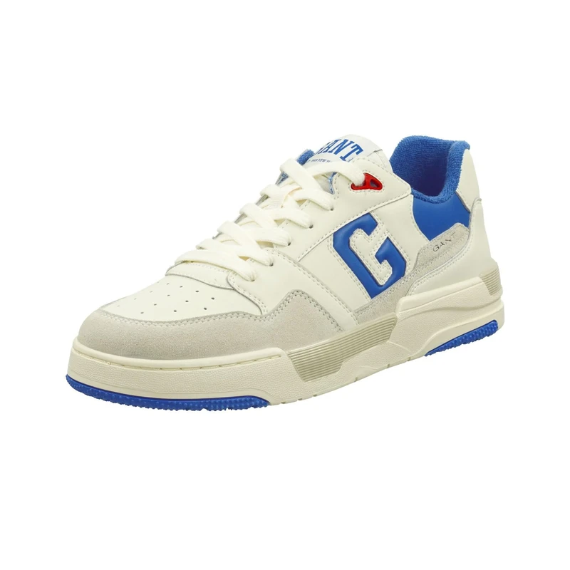 GANT Men's Brookpal Trainers, White, 46 EU