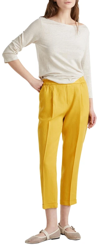 United Colors of Benetton Trousers, Yellow, M