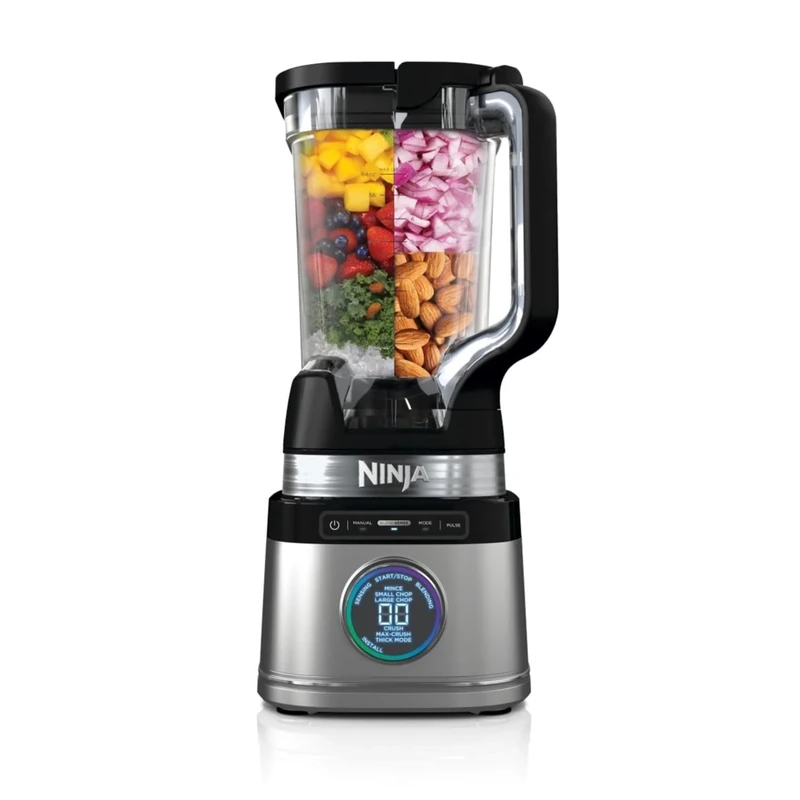 Ninja Detect Power Blender Pro 1200W with 2L Jug (1900ml Max Liquid Capacity), Powerful Blender for Blending Smoothies, Chopping Vegetables & Mixing Frozen Drinks, Black, TB201UK