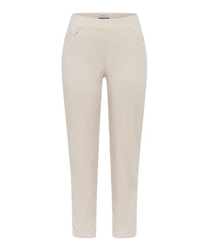 Raphaela by Brax Style Pamina 6/8 Women's Slip On Trousers, Beach, 32W x 32L