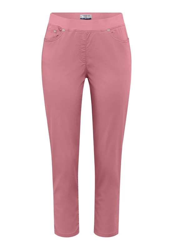 Raphaela by Brax Women's Pamina 6/8 Super Light Cotton Trouser, 46 Summer Coral, 32W x 32L
