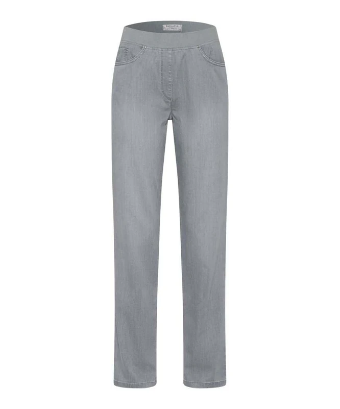 Raphaela by Brax Carina Light Denim Comfort Plus Slip-On Shape, 03 Light Grey Slightly Used, 38W x 30L - Image 1