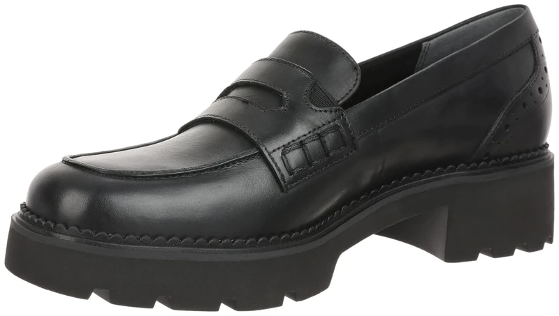 Vionic Women's Loafers & Moccasins - Fillmore, Black Leather, UK 3.5, Medium Fit