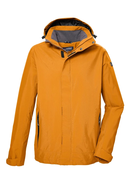 Killtec Men's Kos 87 Mn Jckt_xenios Functional Outdoor Jacket with Zip-Off Hood, Inka Gold, XL