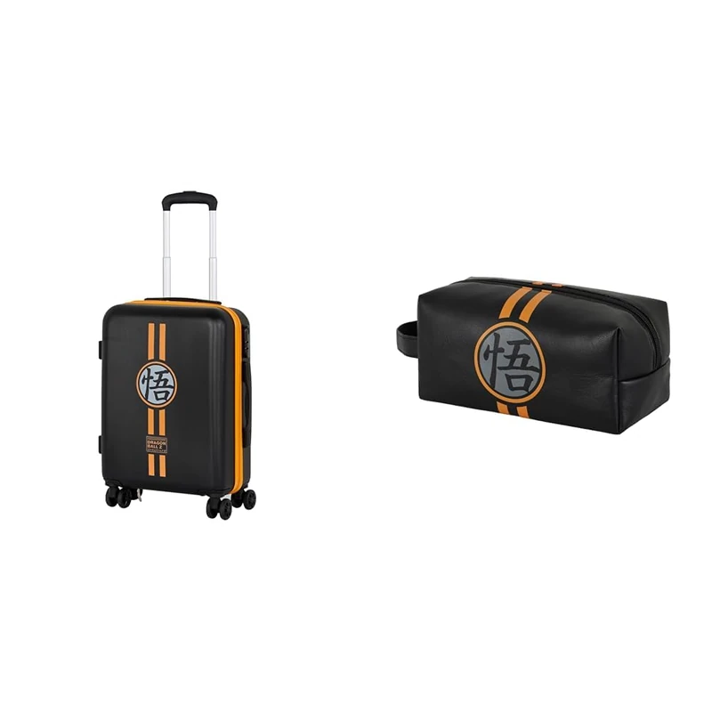 Dragon Ball Symbol - ABS 4-Wheel Cabin Suitcase + Toiletry Bag - Image 1