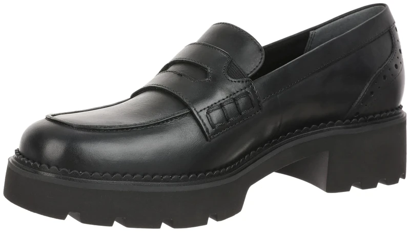 Vionic Women's Loafers & Moccasins - Fillmore, Black Leather, UK 5, Medium Fit