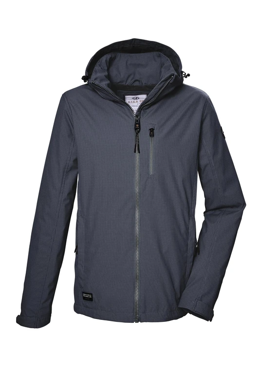 G.I.G.A. DX Men's Gs 82 Mn Sftshll Jckt Softshell Outdoor Jacket with Zip-Off Hood, Blue Grey, 4XL - Image 1