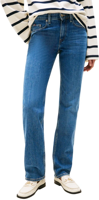 Tommy Hilfiger Women's Classic Straight Fit Jeans - Blue 30W/32L - Image 1