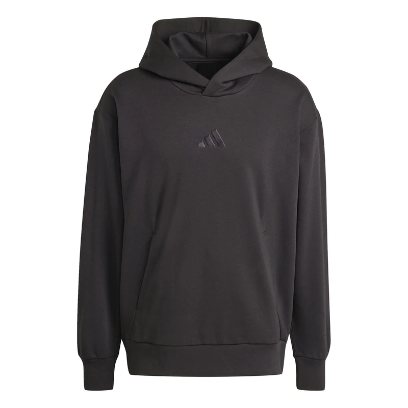 adidas Men's ALL SZN FLEECE HOODIE, black, S