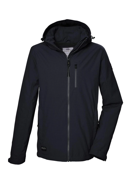 G.I.G.A. DX Men's Gs 82 Mn Sftshll Jckt Softshell Outdoor Jacket with Zip-Off Hood, Dark Navy, S