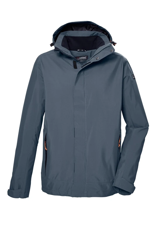 Killtec KOS 87 MN JCKT_XENIOS 43281-000 Men's Functional Outdoor Jacket with Removable Hood Deep Water S - Image 1