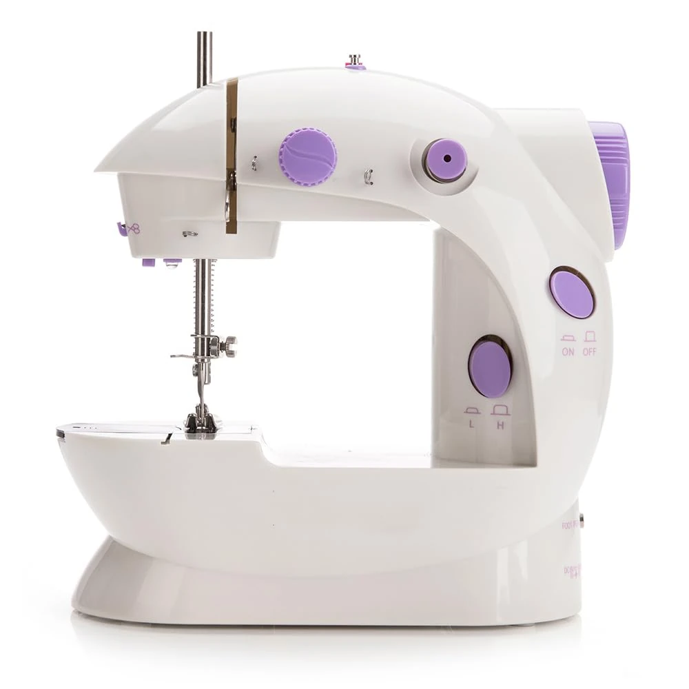 Mini Sewing Machine for Beginner by Phildim (2 Speeds, LED Sewing Light, Foot Pedal) - Small Electric Sewing Machines PD-072-UK-A10