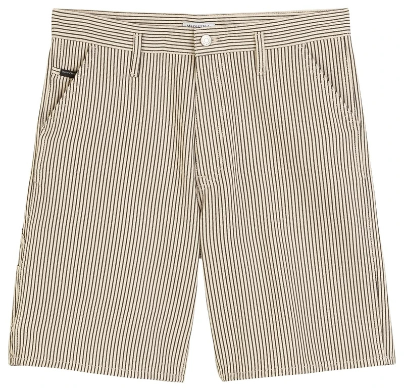 Marc OߴPolo Denim Men's Organic Cotton Striped Denim Shorts, Multicolor (Offwhite Multi 01), 29 - Image 1