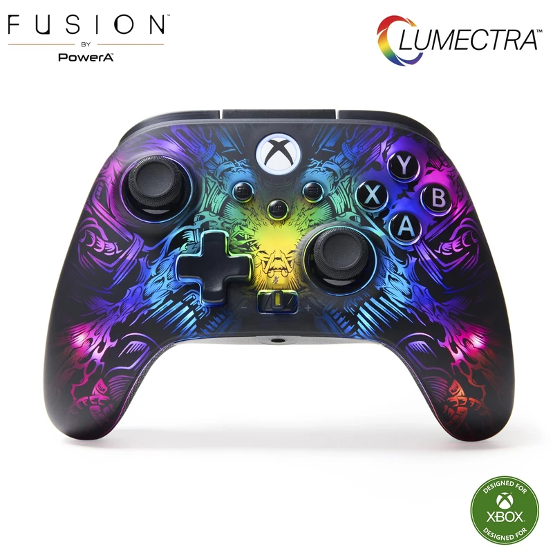 PowerA FUSION Pro Wireless Gaming Controller for Xbox Series X|S and PC, RGB LED lighting, Hall Effect, mappable buttons, adjustable thumbsticks, works with Xbox One, Windows 10/11