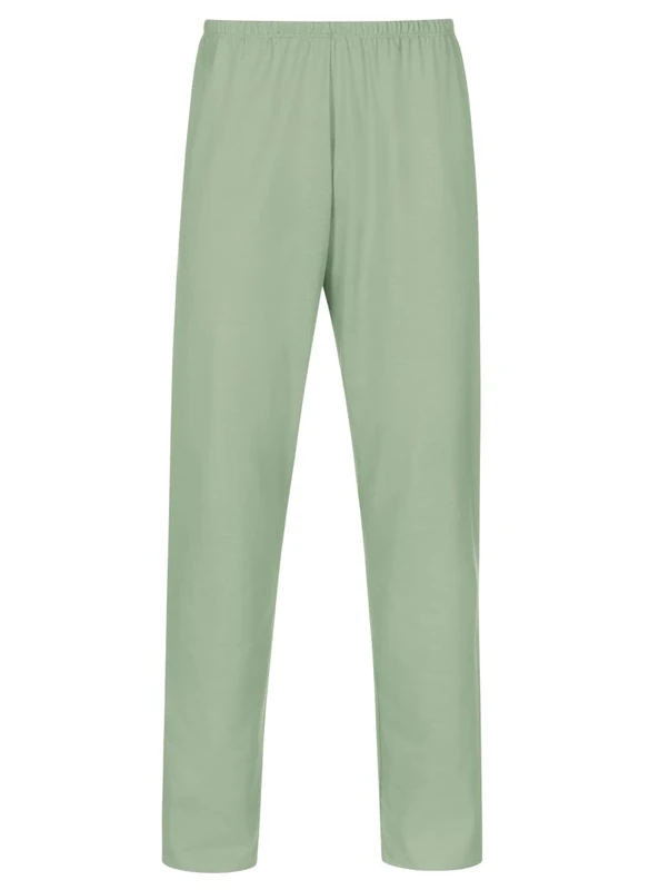 Trigema Mens Pyjama Bottoms, Green Tea, M
