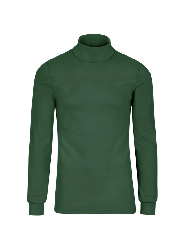 Trigema Women's Turtleneck Jumper, Ivy, 3XL