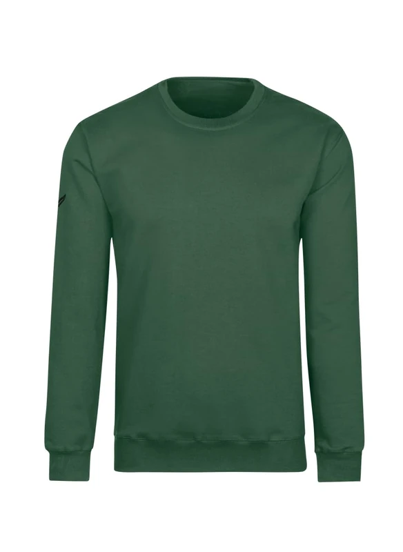 Trigema Women's Sweatshirt aus Biobaumwolle, Ivy, M - Image 1