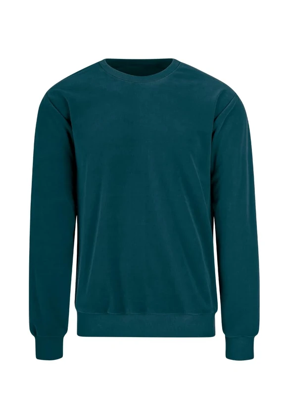 Trigema Women's 654501 Sweatshirt, Sapphire, XXL
