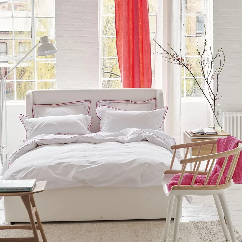 Duvet Cover, Astor Peony, 140 x 200 cm, Designers Guild, White