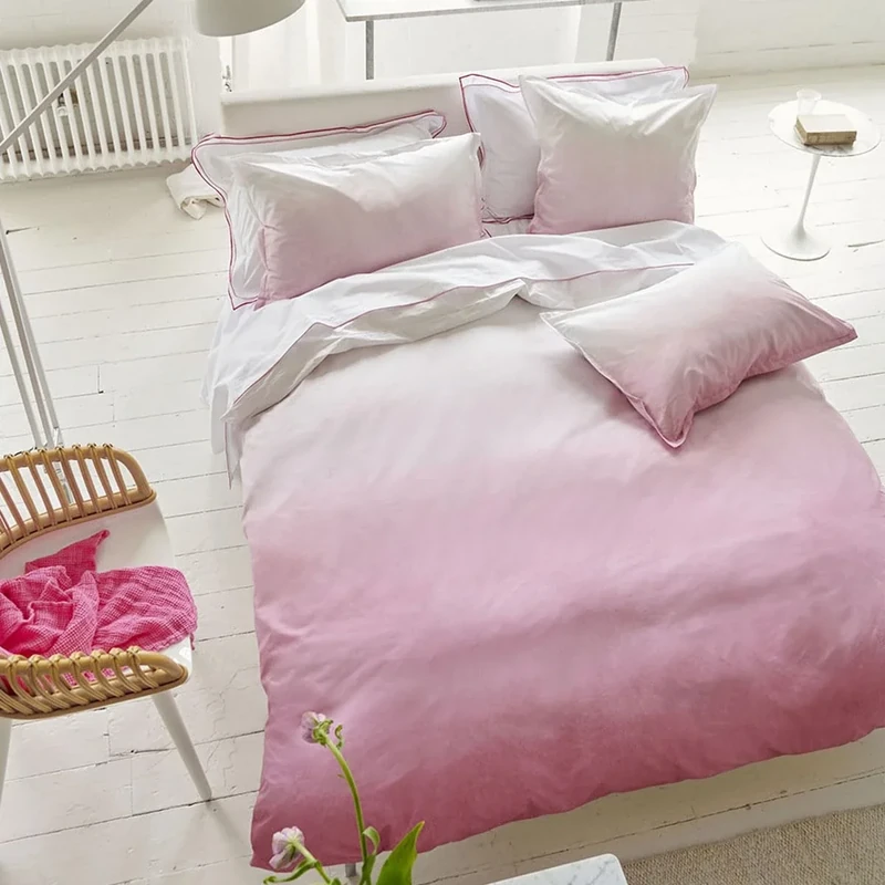 Designers Guild SHOSHI Duvet Cover, 240 x 220 cm, Fuchsia Pink