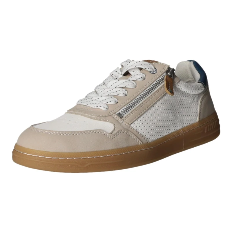 MUSTANG 4204-301-397 Men's Lace-Up Shoes, White Beige Ivory, 9.5 UK