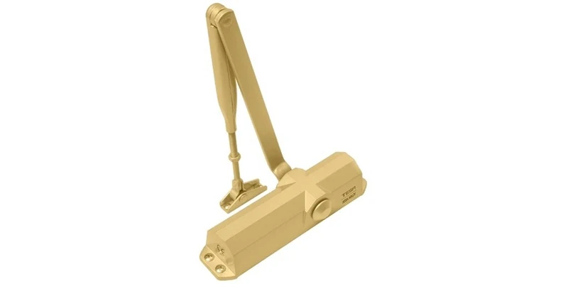 Tesa Assa Abloy CT180034NOR Articulated Arm Door Closer for Doors Gold Without Retention CT1800
