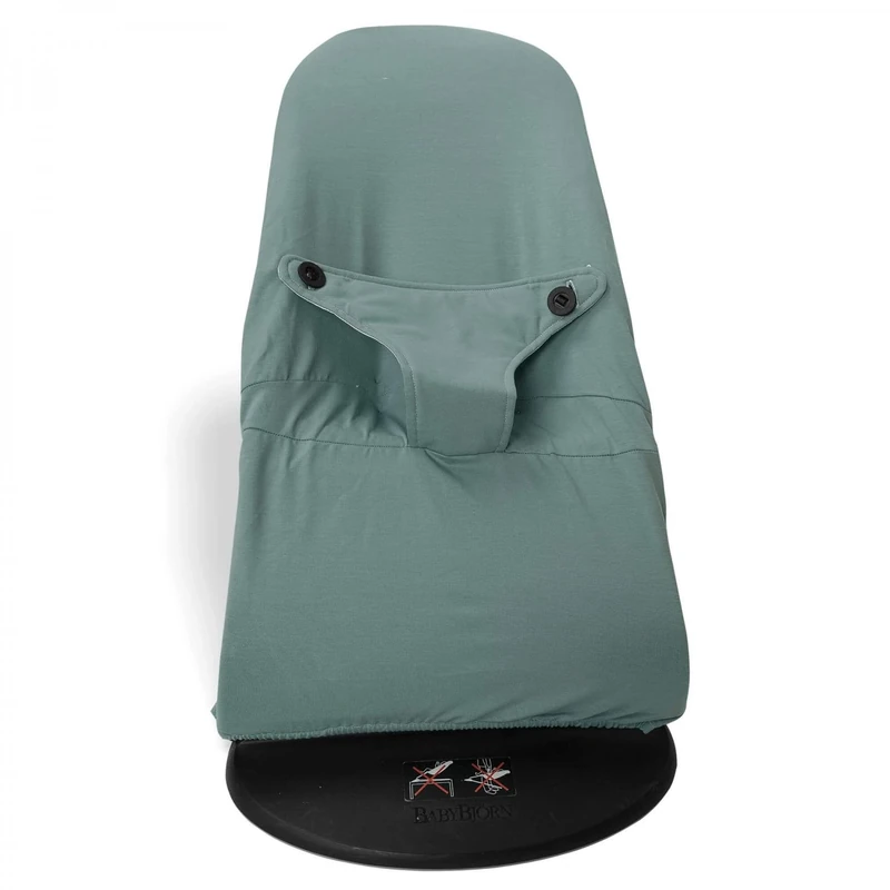 Hypo-allergenic, hypersoft and breathable cotton cover for BabyBjörn® Balance, Soft and Bliss Hammock (Basic Aquamarine)
