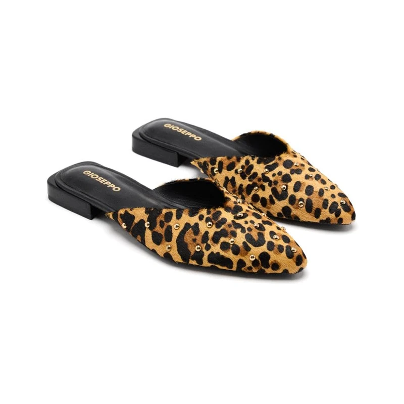 GIOSEPPO Women's Irasburg Mary Jane Flat, Leopard, 8 UK