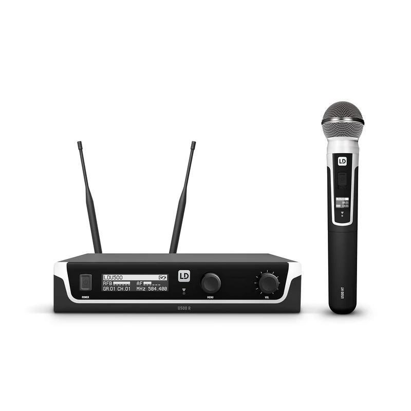 LD Systems U508 HHD - Wireless Microphone System with Dynamic Handheld Microphone - 823 – 832 MHz + 863 – 865 MHz
