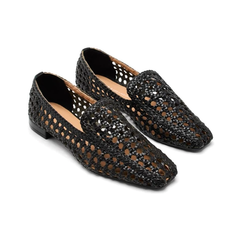 GIOSEPPO Women's Gilead Loafer, Black/White, 8.5 UK