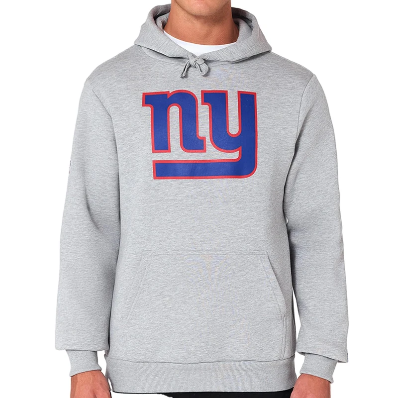 New Era New York Giants NFL Team Logo Hoody Grey Hooded Jumper