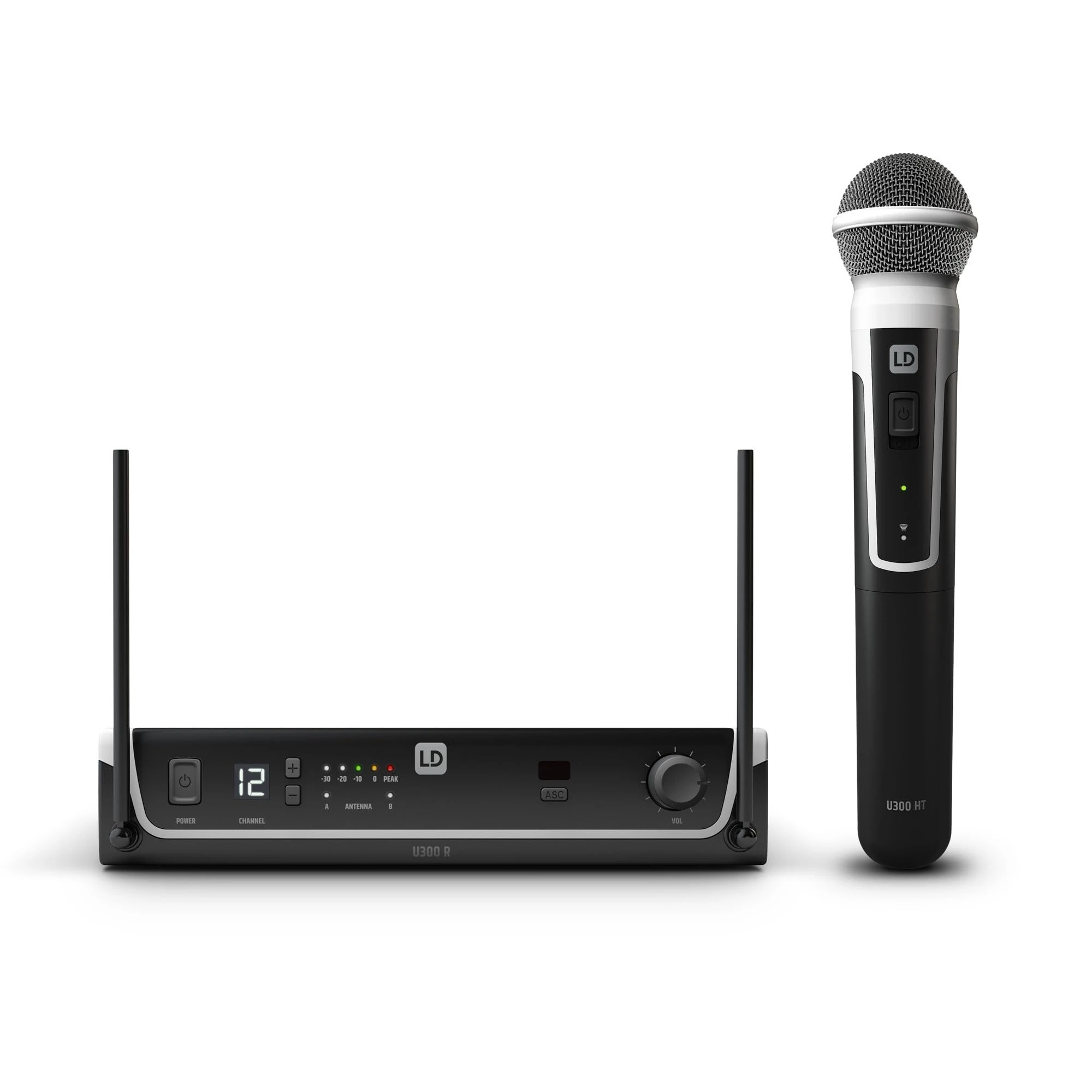 LD Systems U308 HHD - Wireless Microphone System with Dynamic Handheld Microphone - 863-865 MHz+ 823-832 MHz