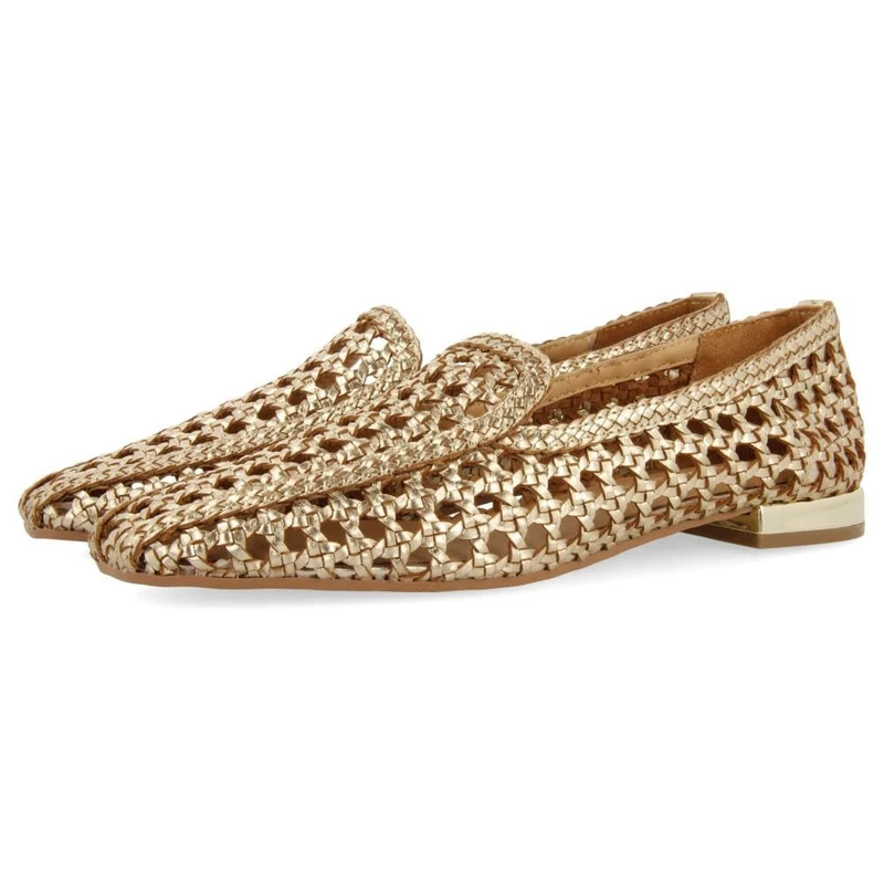 GIOSEPPO Women's Gilead Loafer, Platinum, 6 UK